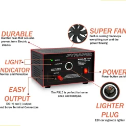 10 Amp Hobbyist Bench Power Supply<Pyramid Discount