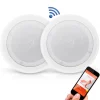 8" Bluetooth Ceiling Speakers 250W Polyprone Cone Flush Mount<Pyle Online