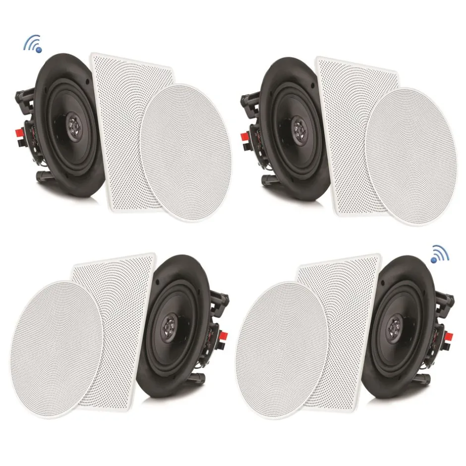 6.5" Bluetooth Ceiling/Wall Speakers 200W 2-Way Stereo, Easy Install<Pyle Sale