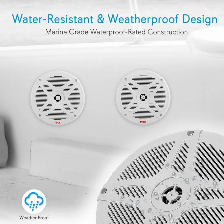 6.5’’ Bluetooth Marine Speakers<Pyle Online