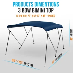 3 Bow Bimini Top<SereneLife Sale