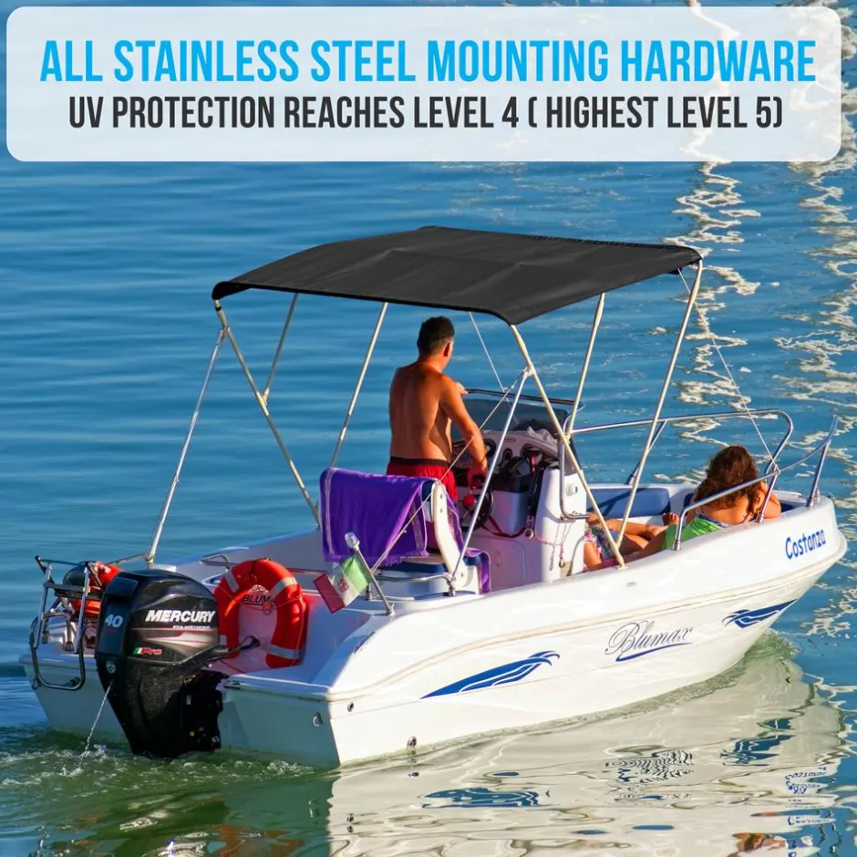 3 Bow Bimini Top<SereneLife Clearance
