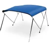 4 Bow Bimini Top Boat Cover, Waterproof Marine-Grade Canvas, Royal Blue<SereneLife Best