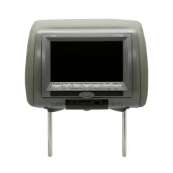 7" Car Headrest Monitor, Hi-Res Display, DVD/USB/SD Player, Gray<Pyle Hot