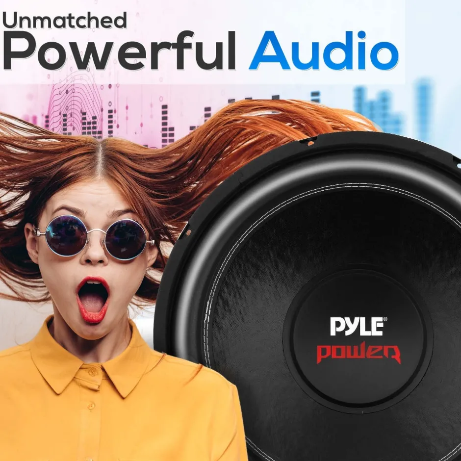 10" Car Subwoofer 1000W High Power Non-Press Paper Cone Dual 4 Ohm<Pyle Online