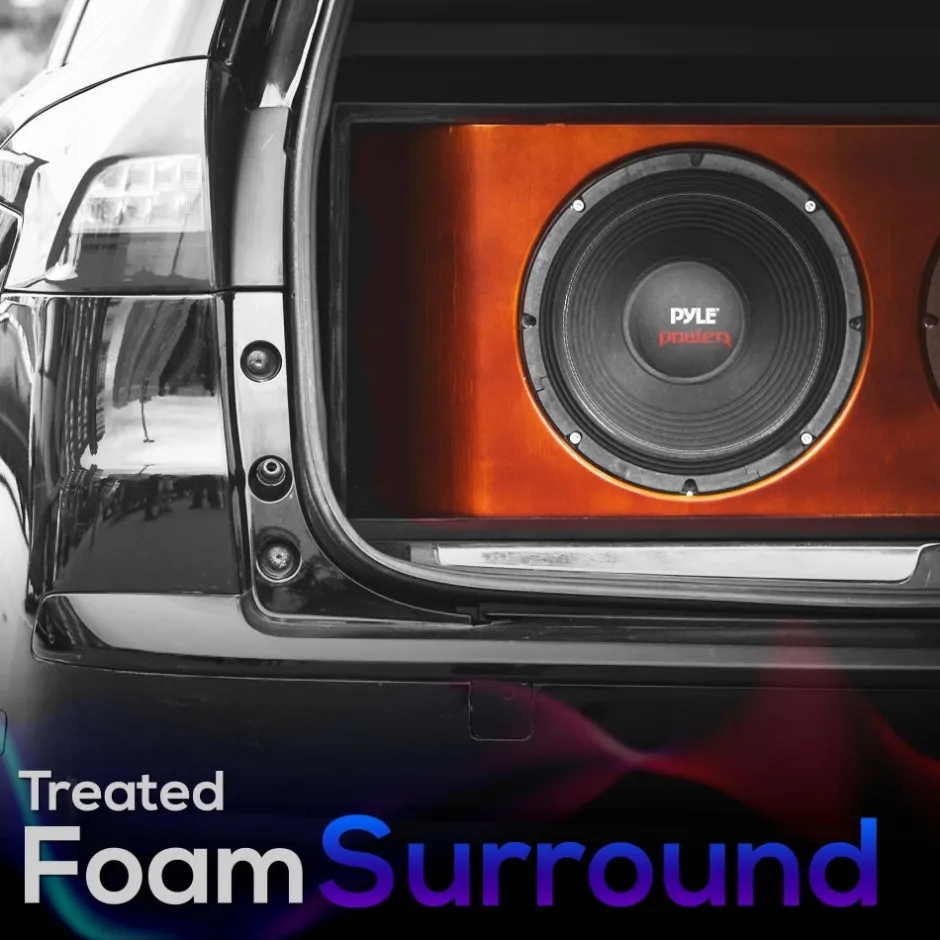 10" Car Subwoofer 1000W High Power Non-Press Paper Cone Dual 4 Ohm<Pyle Online