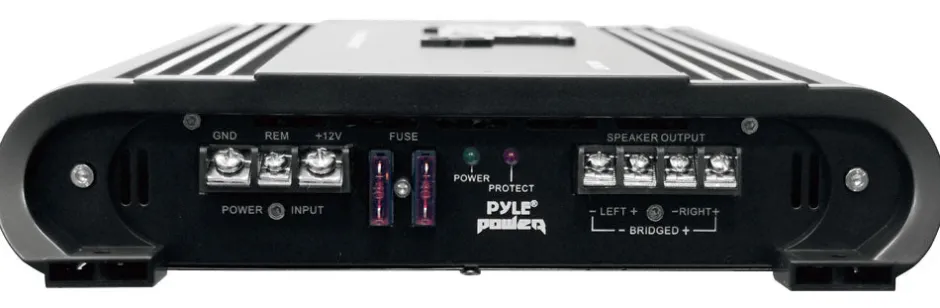 2 Channel Car Amplifier 4000W High Power MOSFET Silver RCA Inputs<Pyle Best