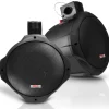 6.5" Dual Marine Speakers, 200W Waterproof, Poly Mica Cone, Black<Pyle Best