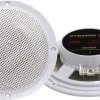 5.25" Dual Marine Speakers 100W Waterproof Weatherproof White<Pyramid New