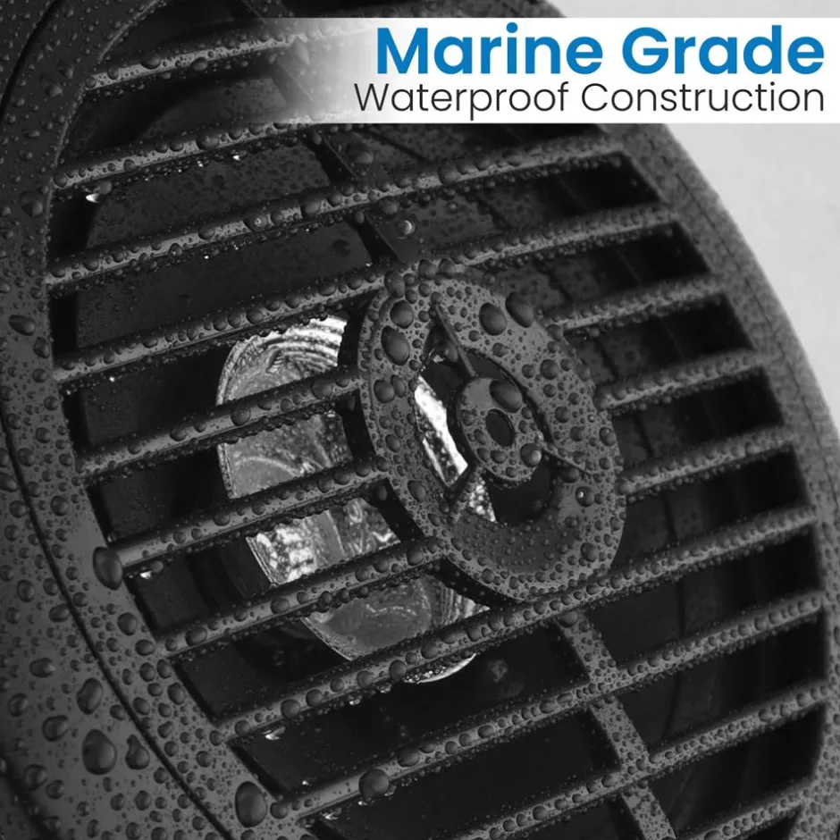 6.5" Dual Marine Speakers, Waterproof, 120W, Polyprone Cone<Pyle Online