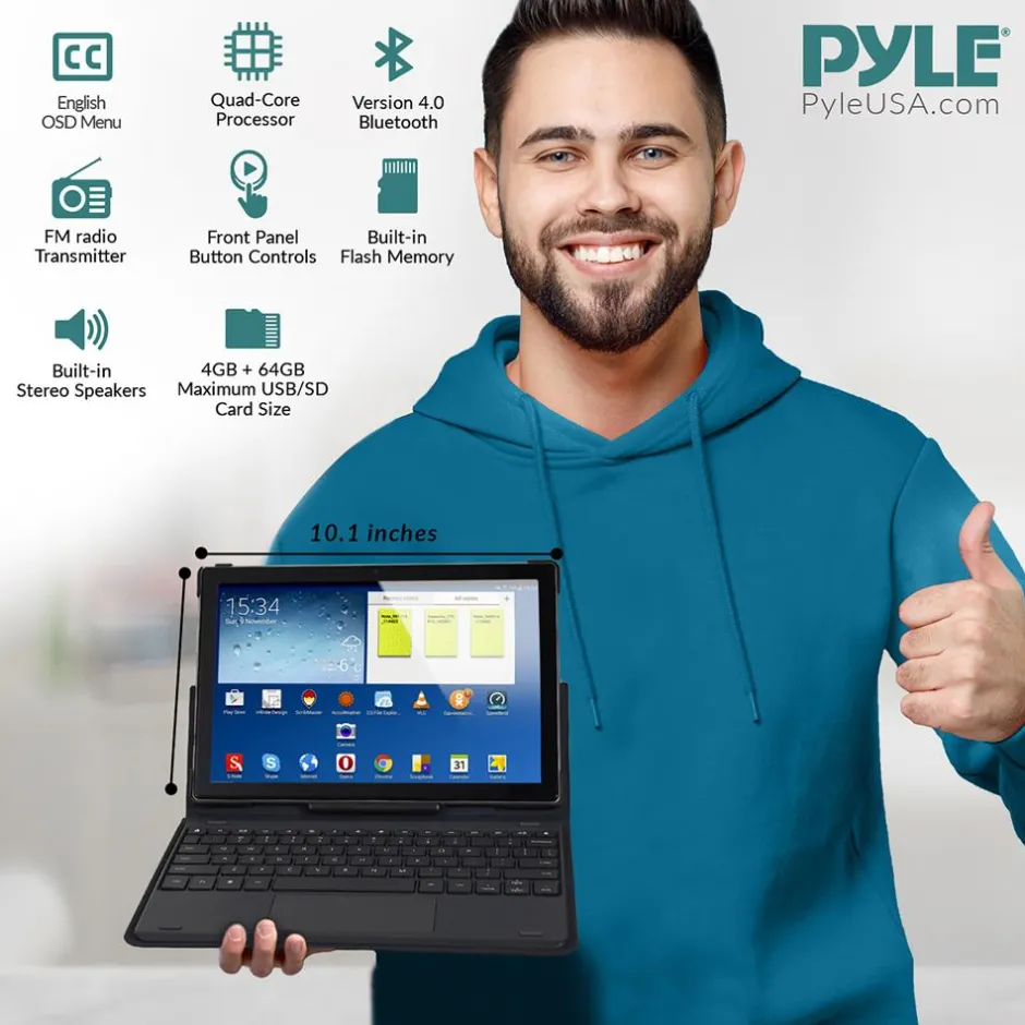 10.1" Full Hd Android Tablet<Pyle Sale