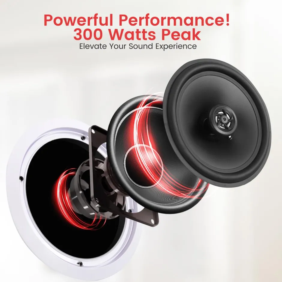 8'' Home In-Wall / Ceiling Speakers<Pyle