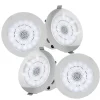 4" In-Ceiling Speakers, 320W, Bluetooth, LED Light, Easy Install (4-Pack)<Pyle Sale