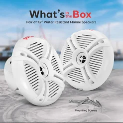 7.7 Inch Component Marine Speakers<Pyle Online