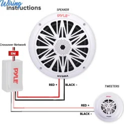 6.5 Inch Marine Component Speakers<Pyle Discount