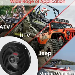 6.5 Inch Marine Component Speakers<Pyle Hot
