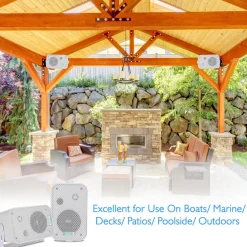 3.5'' Indoor/Outdoor Wall Mount Speakers<Pyle Discount