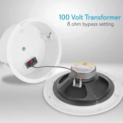8.0'' In-Wall / Ceiling Speaker System<Pyle New