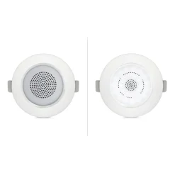 4" In-Wall/Ceiling Speakers, LED Lights, Aluminum Frame, 160W, White<Pyle Sale