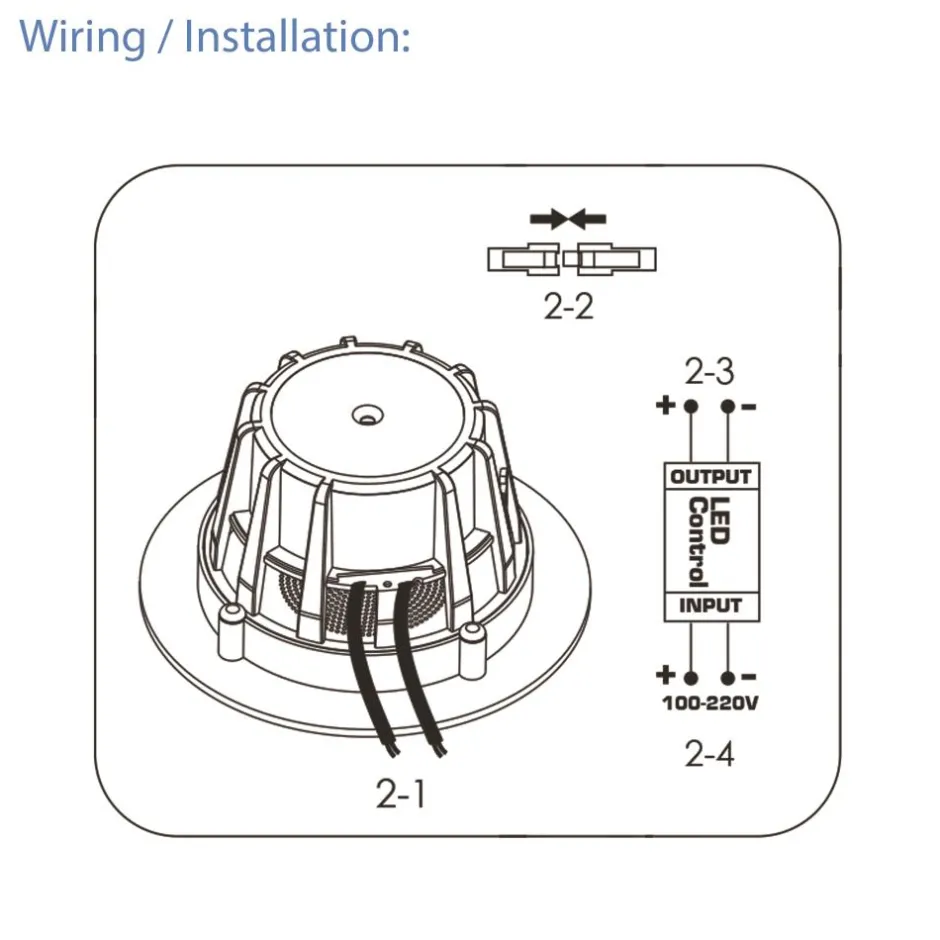 4" In-Wall/Ceiling Speakers, LED Lights, Aluminum Frame, 160W, White<Pyle Sale