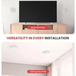 8’’ In-Wall/In-Ceiling 2-Way Speakers<Pyle Outlet