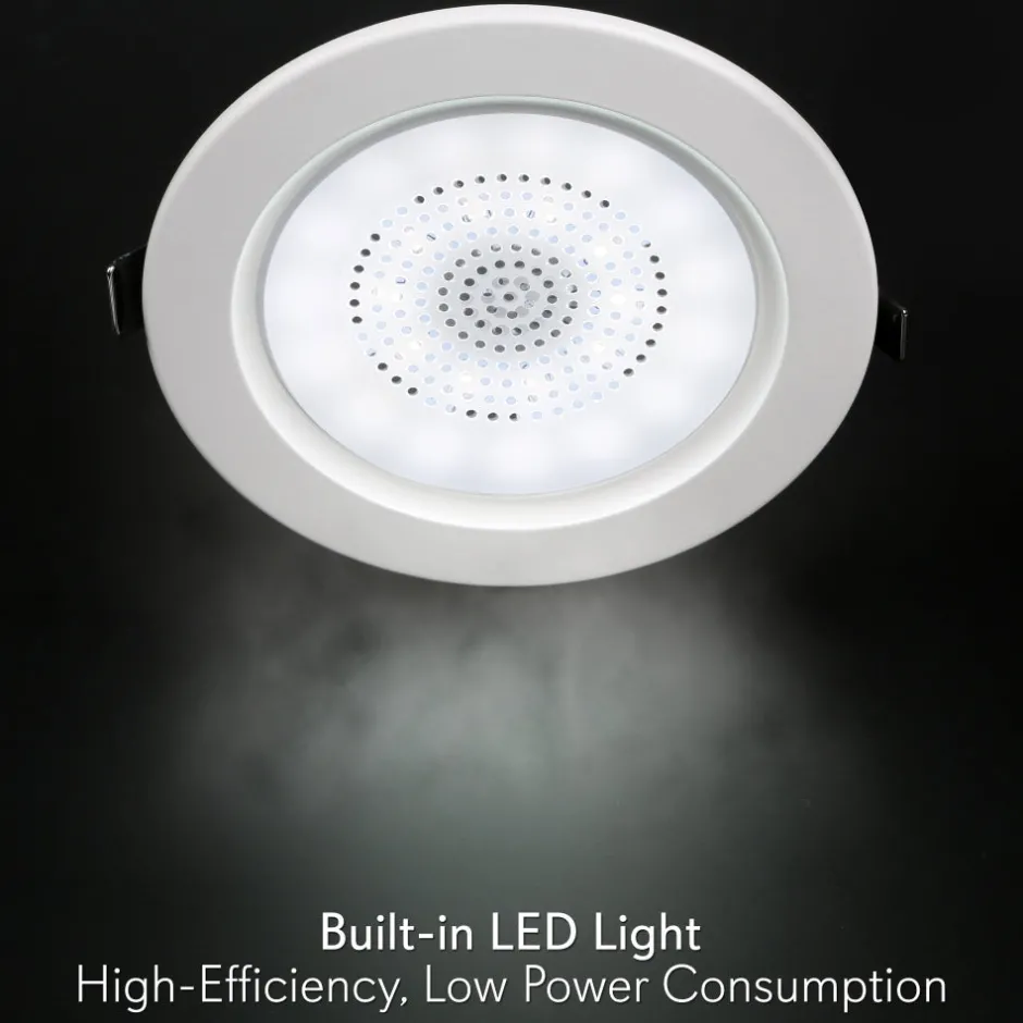 3.5'' Led Bluetooth Ceiling Speakers Kit<Pyle