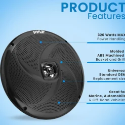 8'' Marine Component Speakers<Pyle Online
