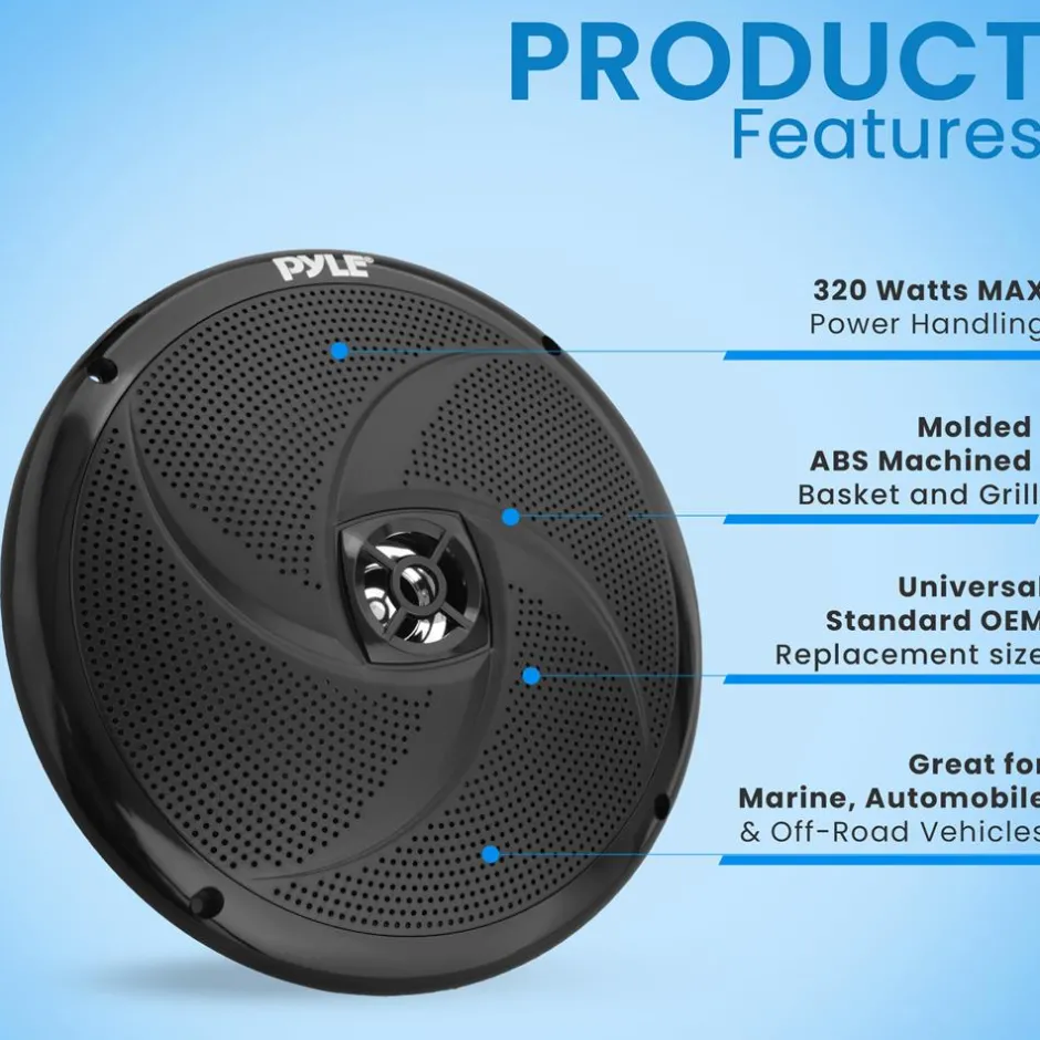 8'' Marine Component Speakers<Pyle Online