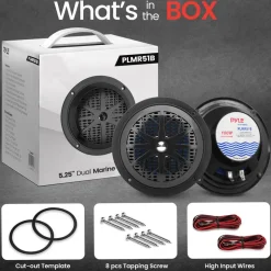 5.25'' Marine Component Speakers<Pyle New