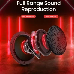 5.25'' Marine Component Speakers<Pyle New