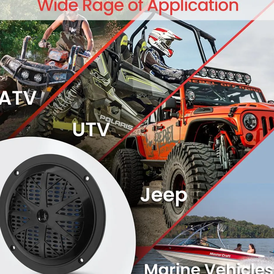 5.25'' Marine Component Speakers<Pyle New