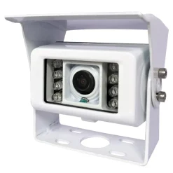 7" Marine Rear View Camera, Water Resistant, IR Night Vision, White<Pyle Clearance