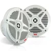 6.5" Marine Speakers Pair, 600W Waterproof, 2-Way Stereo, White<Pyle Hot
