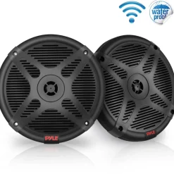 6.5" Marine Speakers Waterproof Bluetooth 600W Coaxial Audio System<Pyle Clearance