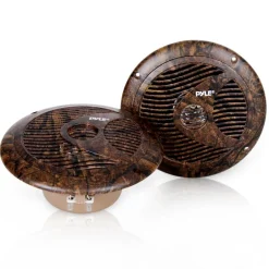 6.5" Marine Speakers, Waterproof, 150W, Camo Style, Dual Stereo Sound<Pyle New
