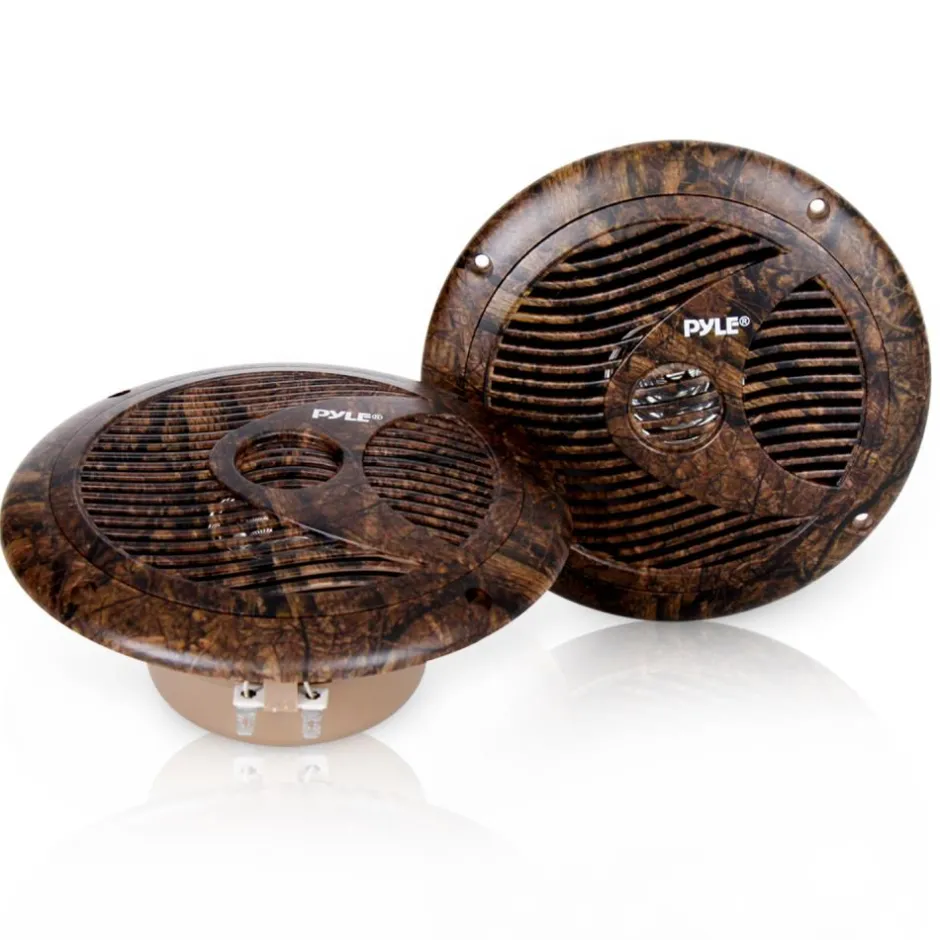 6.5" Marine Speakers, Waterproof, 150W, Camo Style, Dual Stereo Sound<Pyle New