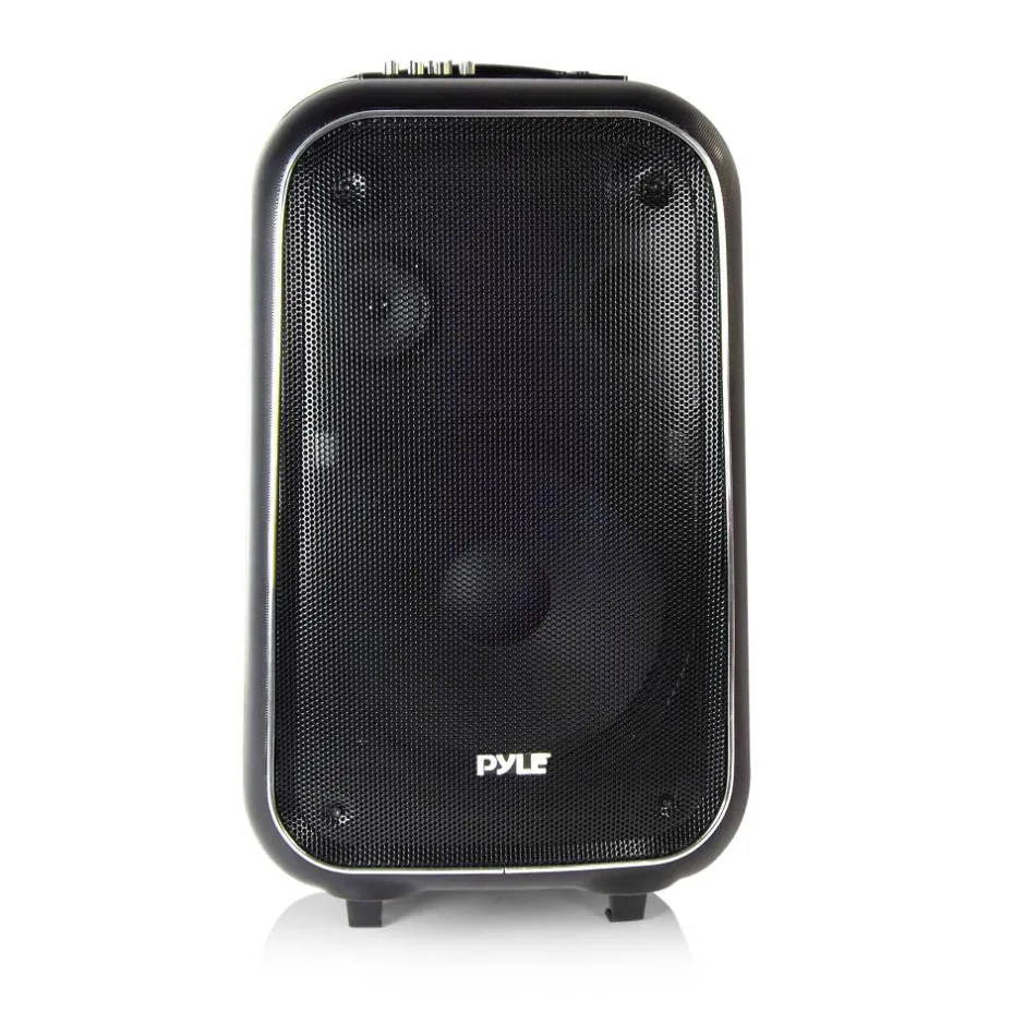 12" Portable Bluetooth Karaoke Speaker, Rechargeable Battery, FM Radio<Pyle