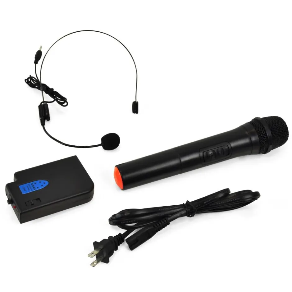 12" Portable Bluetooth Karaoke Speaker, Rechargeable Battery, FM Radio<Pyle