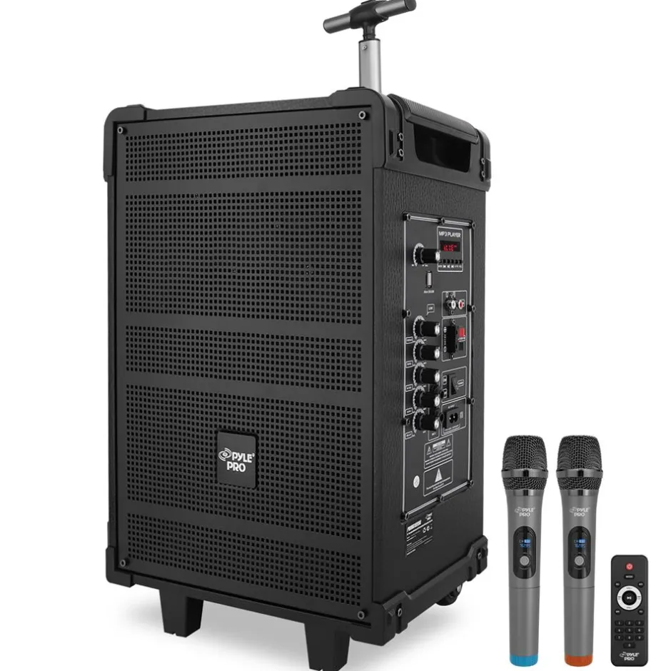 10" Portable Bluetooth Speaker System 600W Rechargeable Battery<Pyle Discount