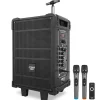 8" Portable Bluetooth Speaker - 350W Power, Rechargeable Battery, FM Radio<Pyle New