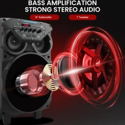 8‚Äù Portable Pa Speaker<Pyle Hot