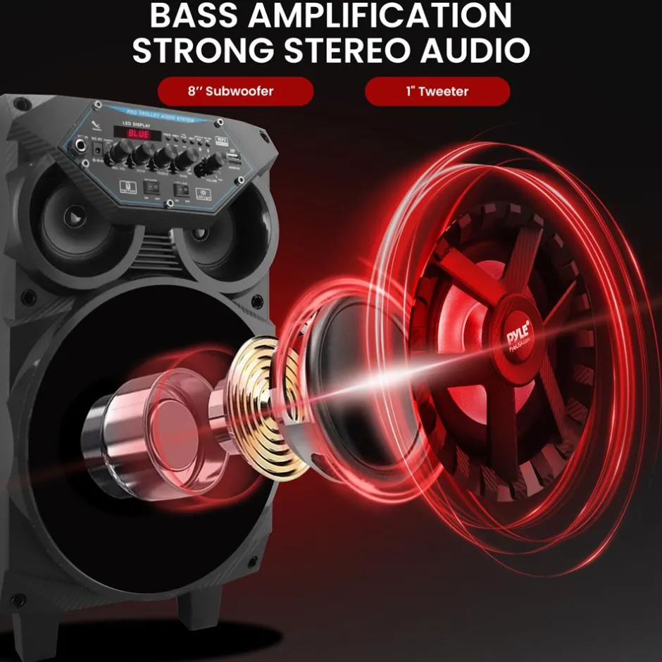 8” Portable Pa Speaker<Pyle Hot