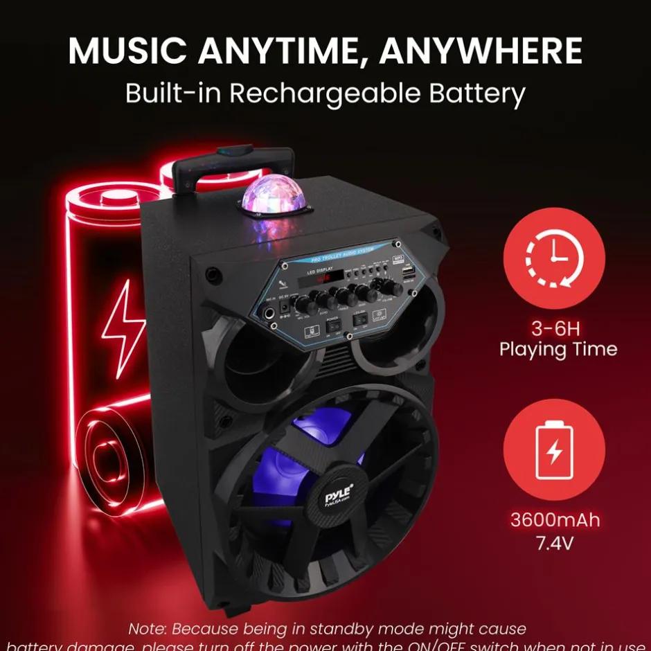 8” Portable Pa Speaker<Pyle Hot