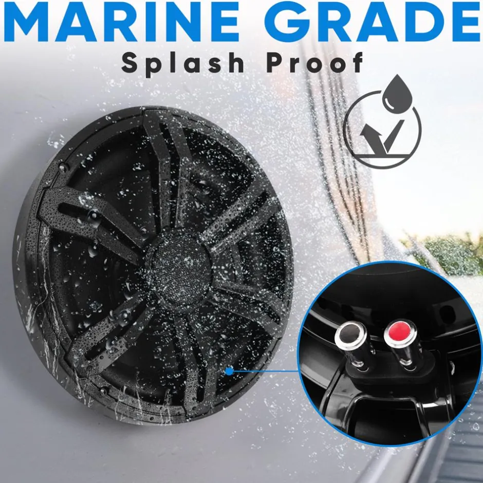 12" Slim Marine Subwoofer 500W Waterproof PP Cone for Car/Boat<Pyle Online