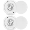 6.5" 300W Waterproof Ceiling Speaker, Marine Grade, Weather Resistant<Pyle Online