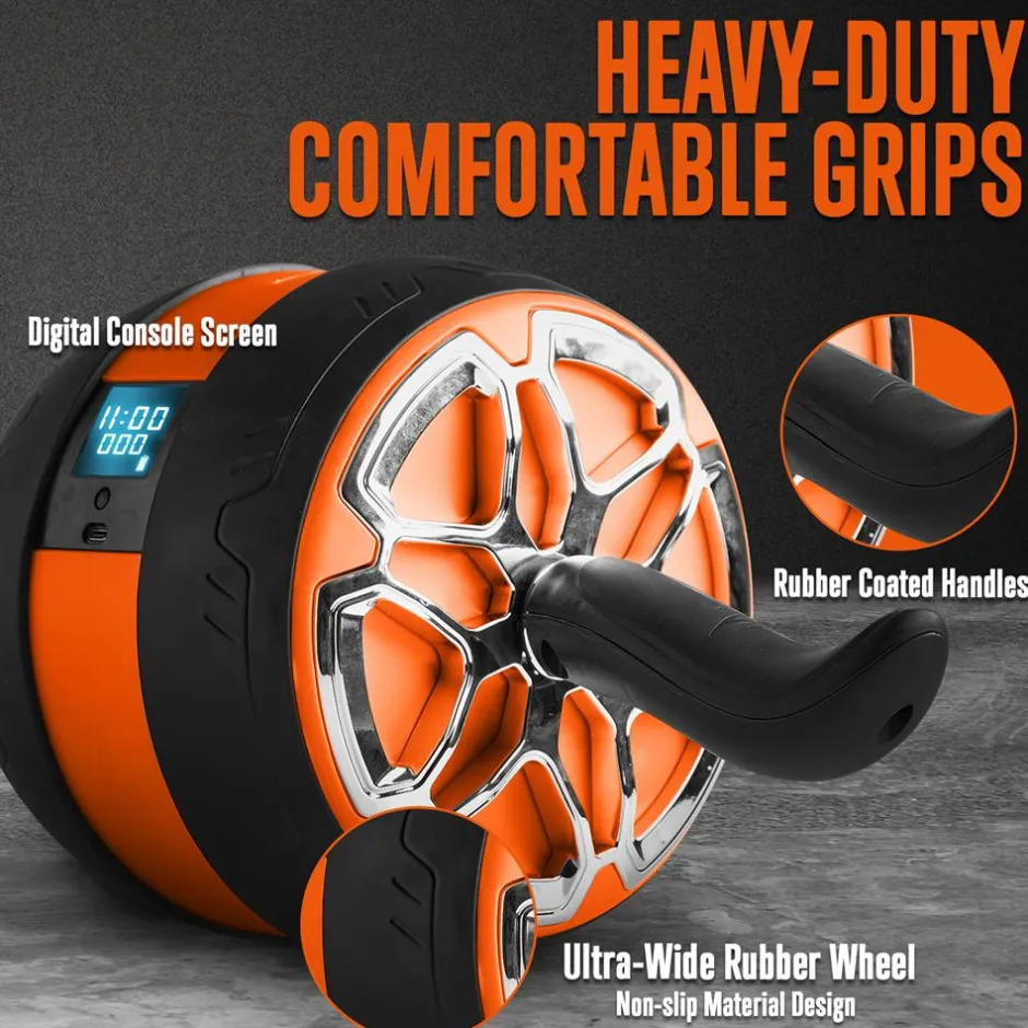 Ab Roller Wheel for Core Strength, Ultra-Wide Non-Slip Rubber Wheel<SQUATZ Outlet