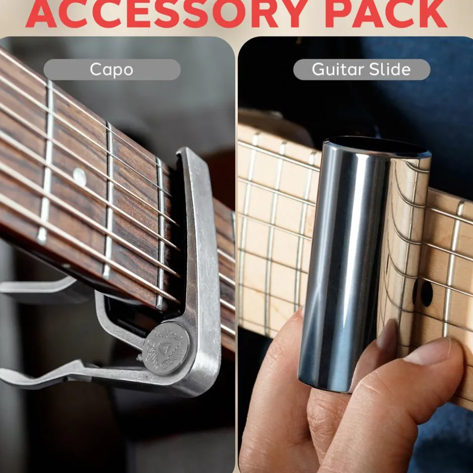 Acoustic Guitar Slide And Guitar Capo<Pyle Outlet