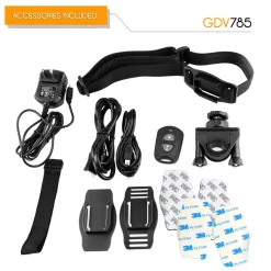 Action Camera HD Video 16MP Waterproof 360¬∞ Lens Remote Control<GearPro Clearance