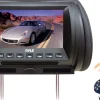 Adjustable Headrest Monitor with DVD Player & Games, 7" LCD, Wireless Transmitter<Pyle Best