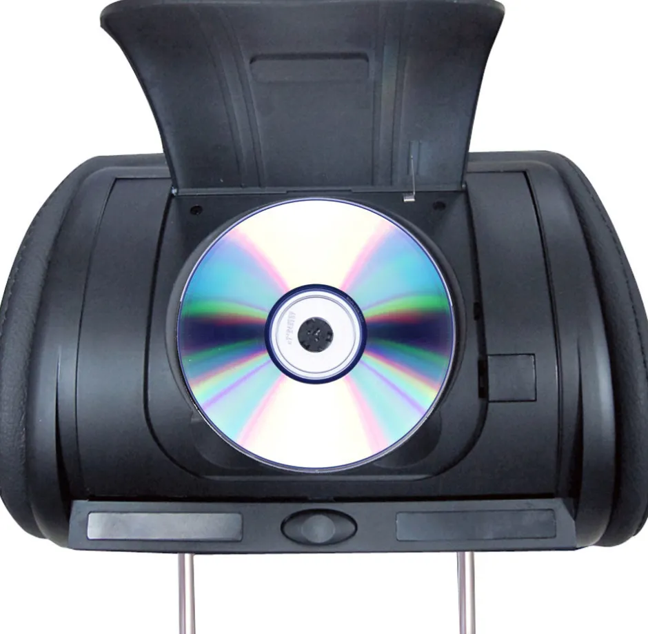 Adjustable Headrest Monitor with DVD Player & Games, 7" LCD, Wireless Transmitter<Pyle Best